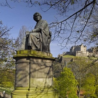 Image of the james young simpson statue