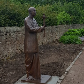 Image of the Peace statue in saughton park