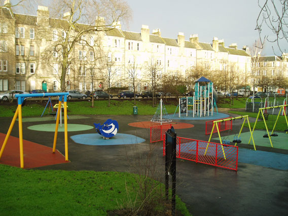 Play area in Dalmeny Street  Park