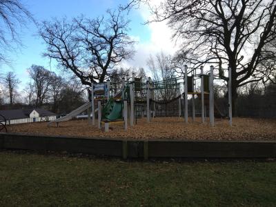 Play area in Davidsons Mains Park