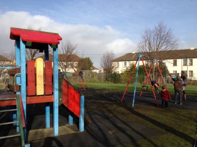 Play area in Davidsons Mains Park
