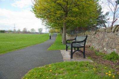 Seat in Bloomiehall Park